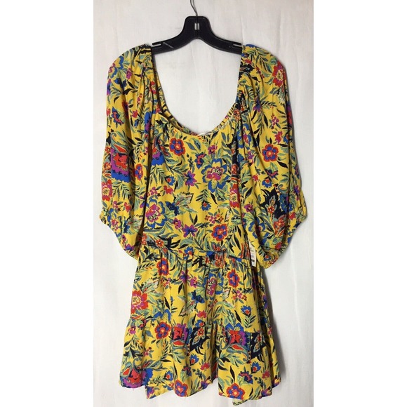 Terra & Sky 3x Plus Woman Colorful Shirt Elastic Neck & Sleeve End, Puff Sleeve - Picture 2 of 6